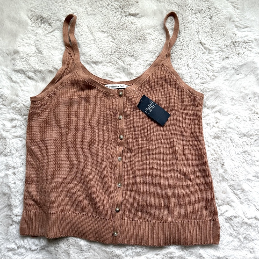 Abercrombie Button Tank NWT